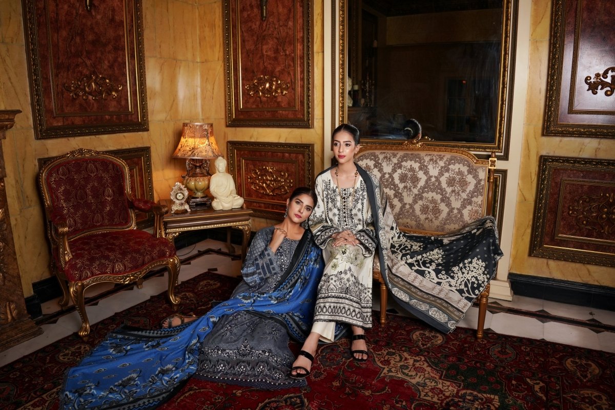 Munira Dhanak 3 Piece Pakistani Suit MUN592 - Designer dhaage