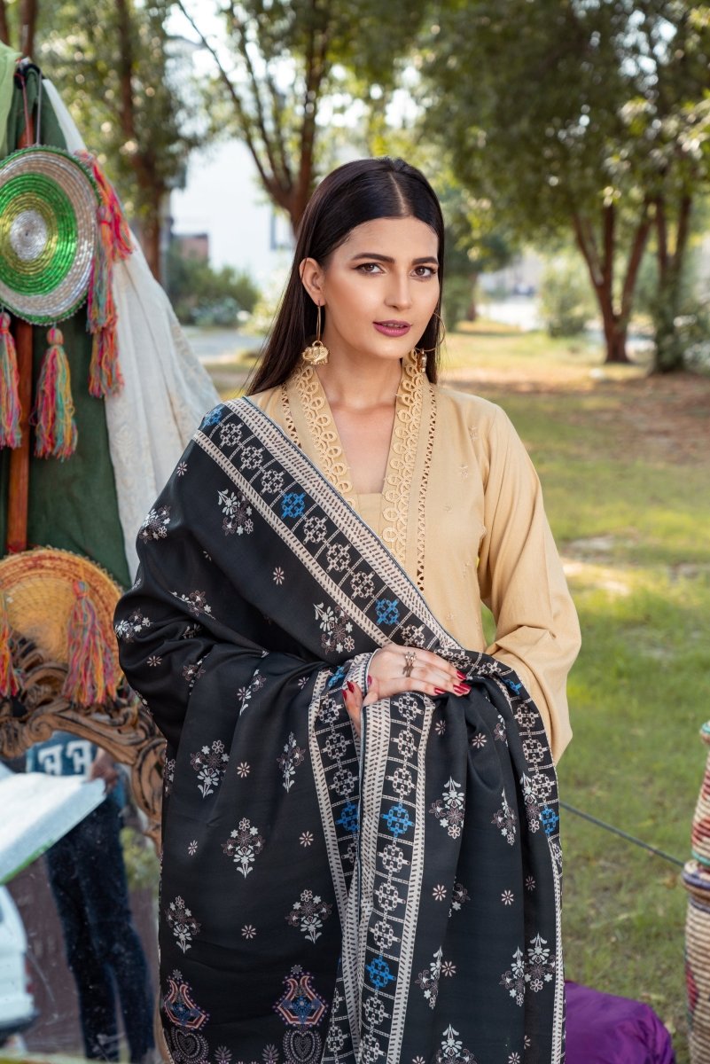 Munira Dhanak 3 Piece Pakistani Suit MUN601 - Designer dhaage