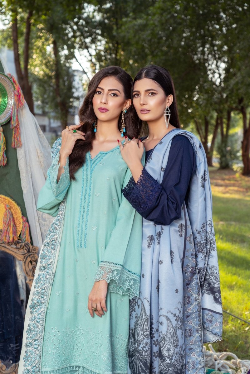 Munira Dhanak 3 Piece Pakistani Suit MUN604 - Designer dhaage