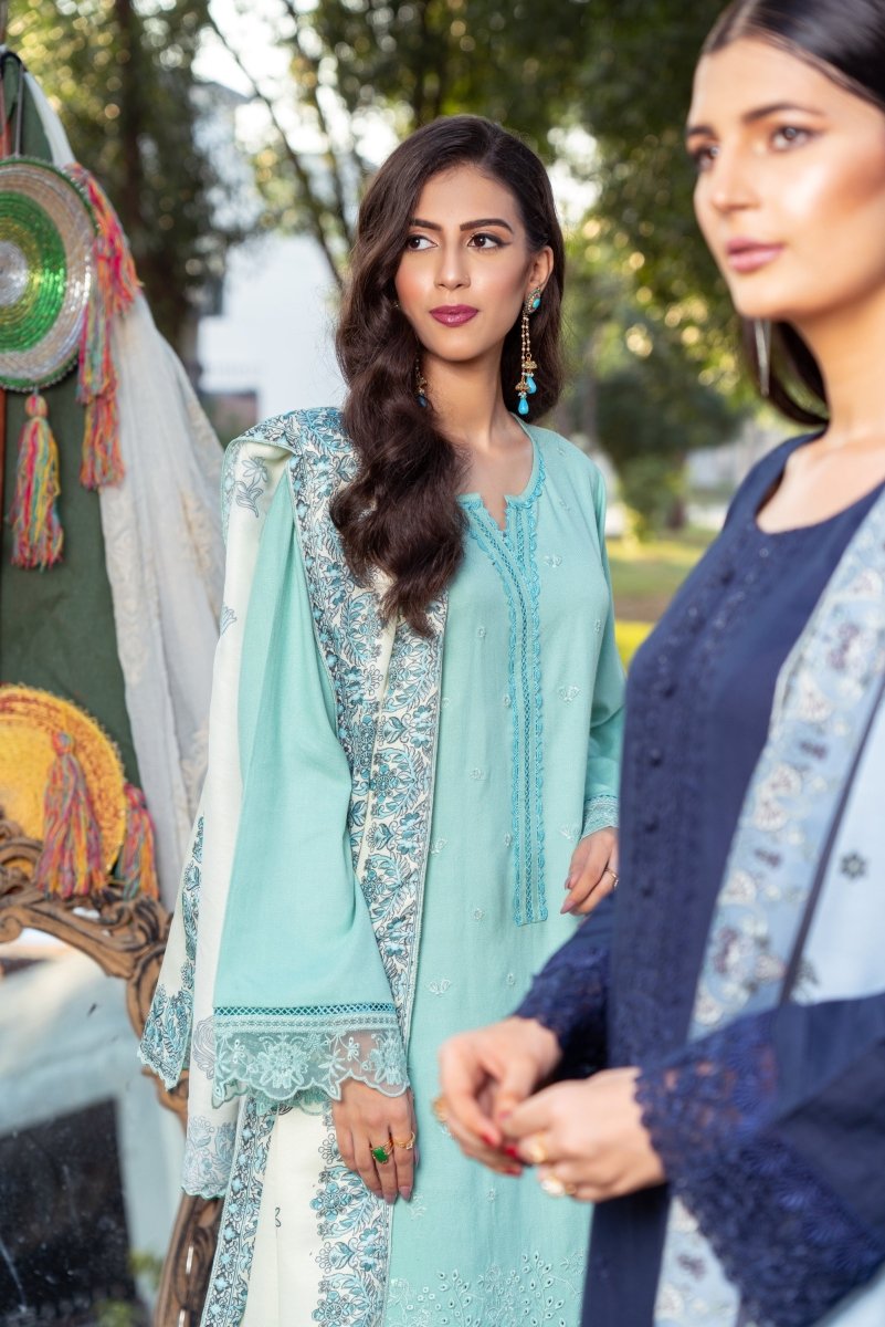 Munira Dhanak 3 Piece Pakistani Suit MUN604 - Designer dhaage