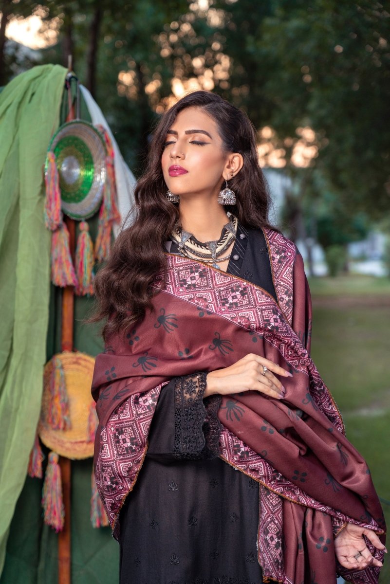 Munira Dhanak 3 Piece Pakistani Suit MUN607 - Designer dhaage
