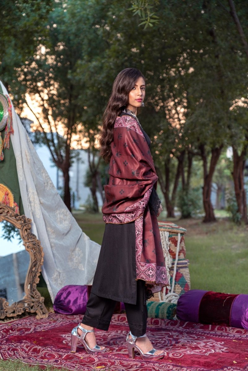 Munira Dhanak 3 Piece Pakistani Suit MUN607 - Designer dhaage