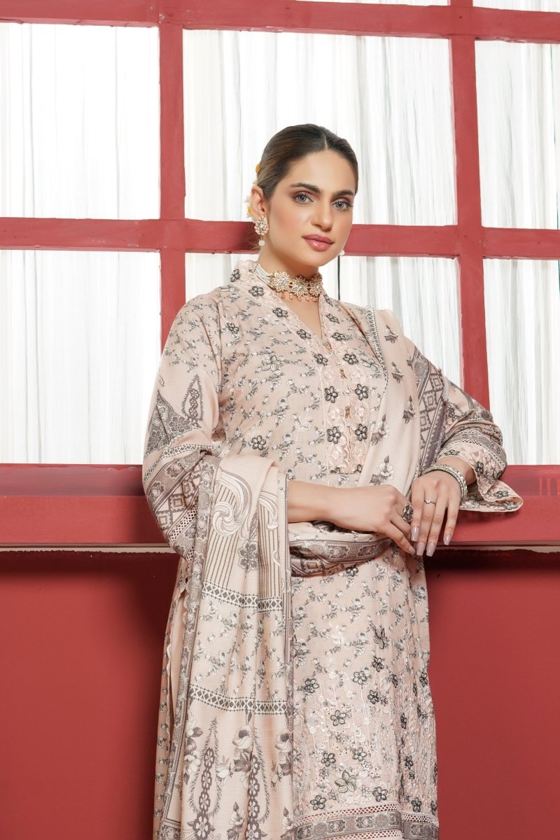 Munira Dhanak 3 Piece Pakistani Suit MUN612 - Designer dhaage
