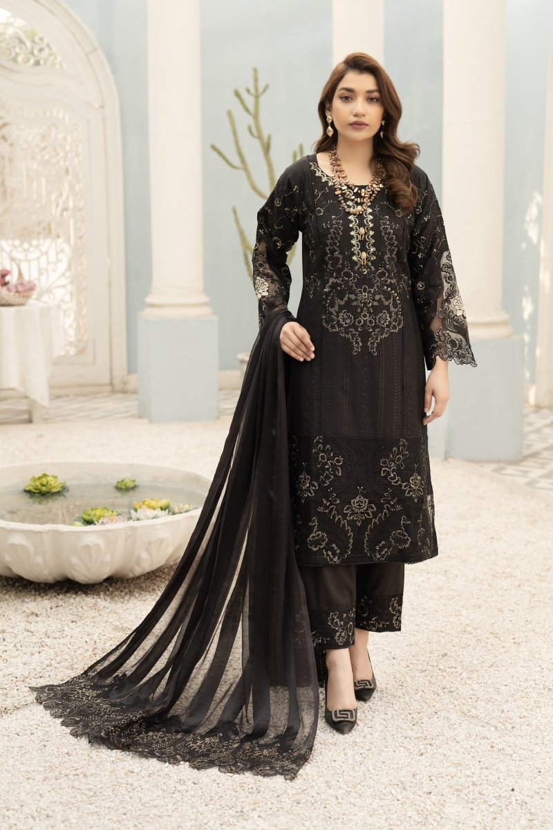 Munira Embroidered Viscose Pakistani Suit MUN548-Designer dhaage