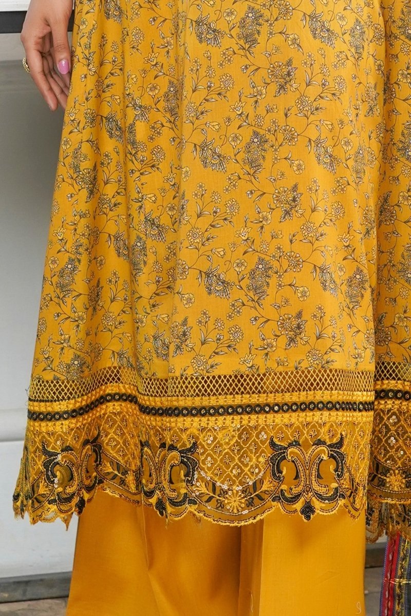 Munira Lawn 3 Piece Pakistani Frock MUN562-Designer dhaage