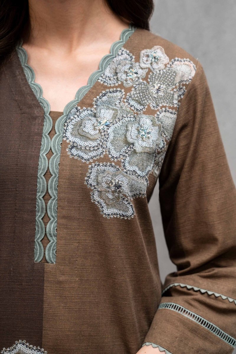 Nishat Khaddar 2 Piece Suit NIS13 - Designer dhaage