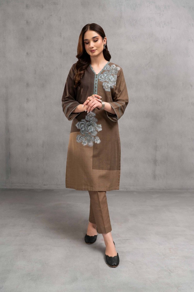 Nishat Khaddar 2 Piece Suit NIS13 - Designer dhaage