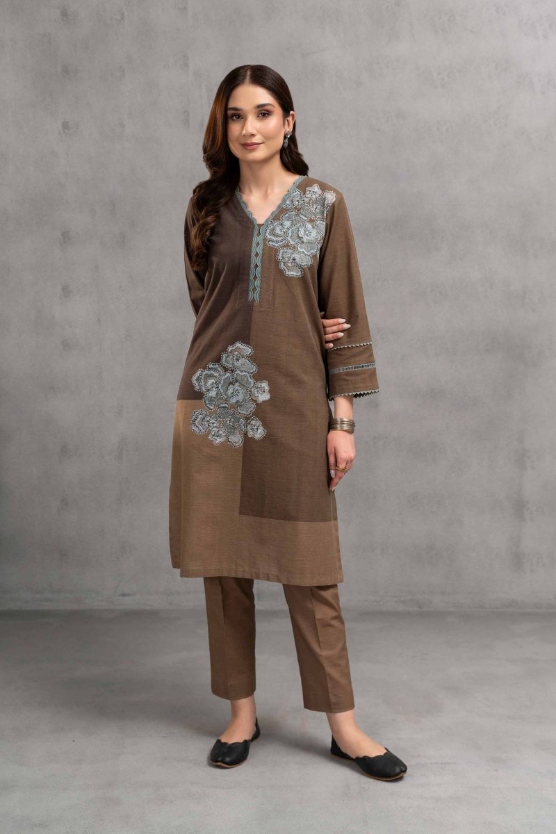 Nishat Khaddar 2 Piece Suit NIS13 - Designer dhaage