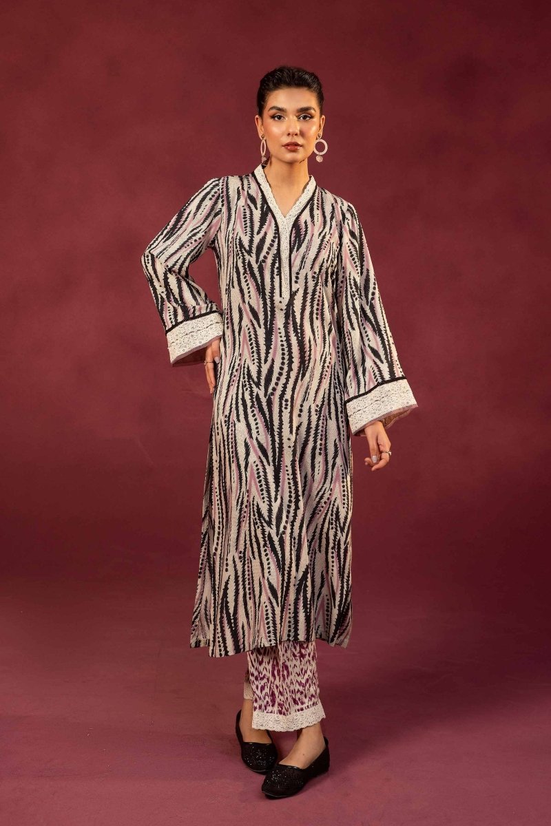 Nishat Linen 2 Piece Suit NIS19 - Designer dhaage