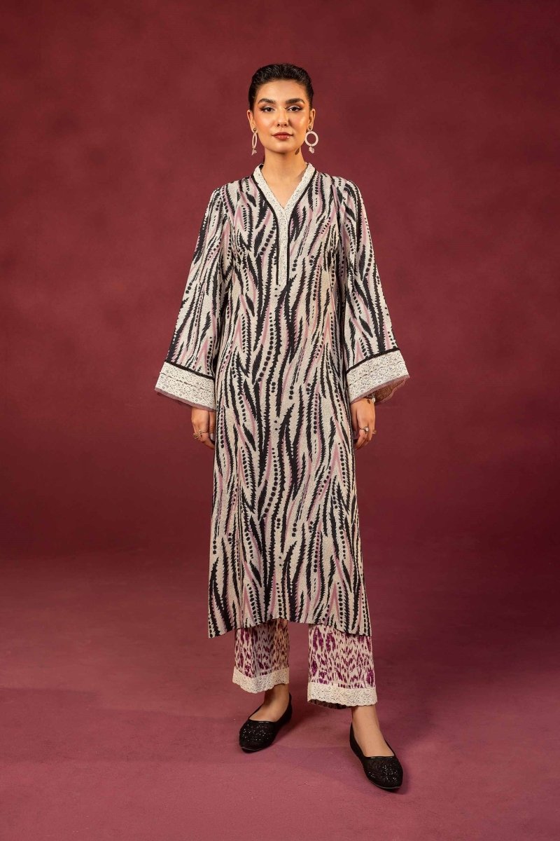 Nishat Linen 2 Piece Suit NIS19 - Designer dhaage