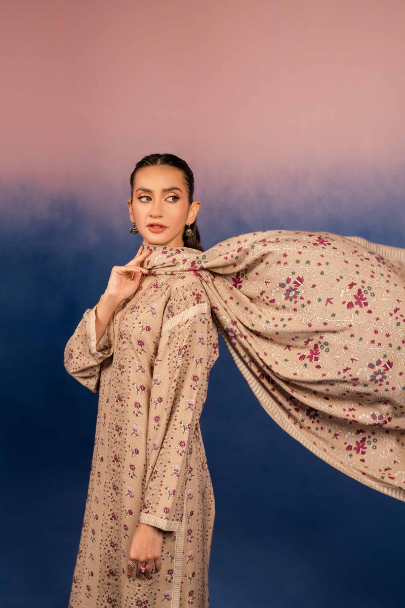 Nishat Linen 3 Piece Suit NIS07 - Designer dhaage