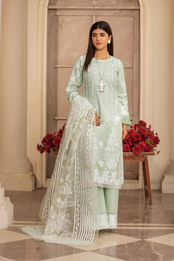 Parishey Embroidered 3 Piece Pakistani Suit PAR08-Designer dhaage
