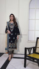 Mihrimah Embroidered Velvet 3 Piece Suit MIH41