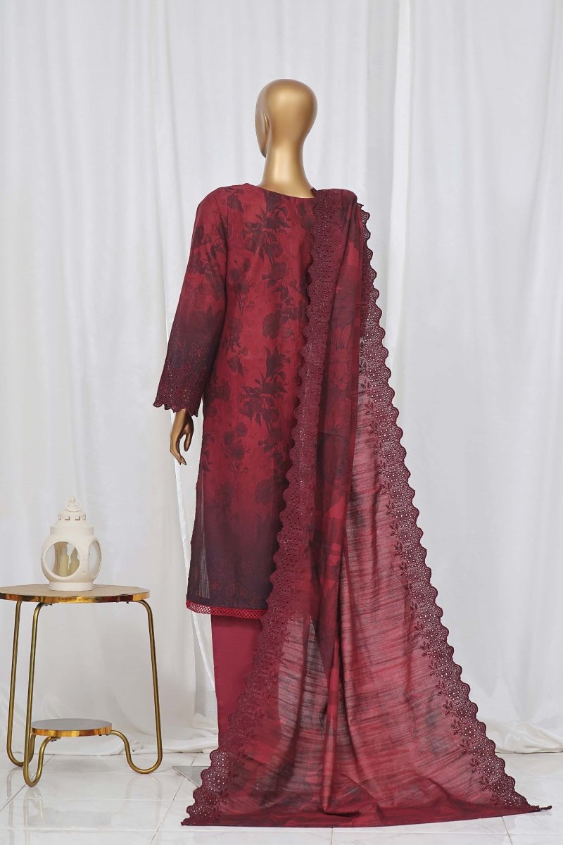 Sada Bahar Chikankari Embroidered 3 Piece Suit SBA140 - Designer dhaage
