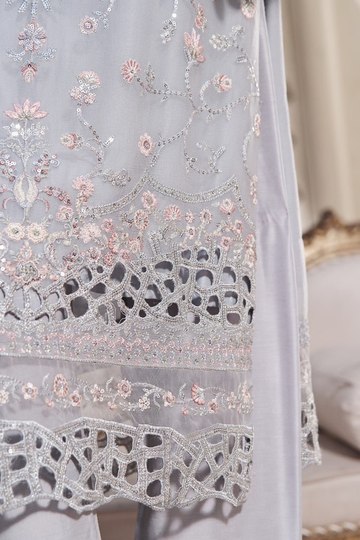 Sada Bahar Embellished Chiffon Eid Party Wear Pakistani Suit SBA82