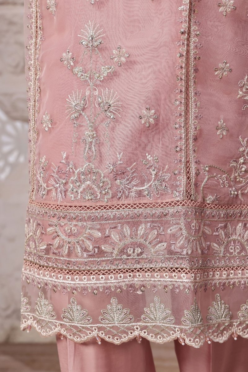 Sada Bahar Embroidered Organza Pakistani Party Wear SBA110 - Designer dhaage