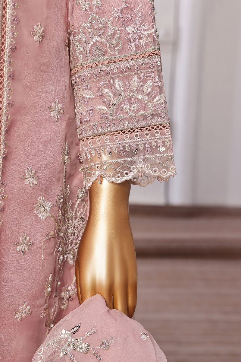 Sada Bahar Embroidered Organza Pakistani Party Wear SBA110 - Designer dhaage