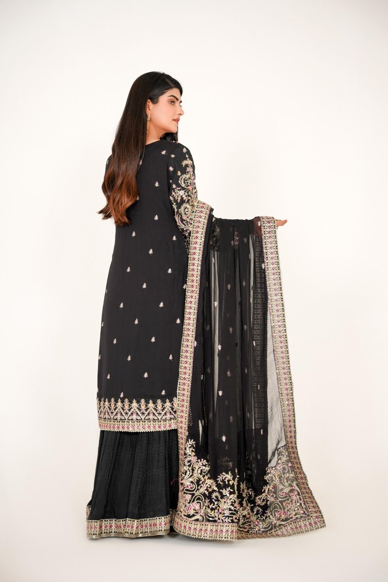 Sajni Embellished Chiffon Wedding Wear SAJ11 - Designer dhaage