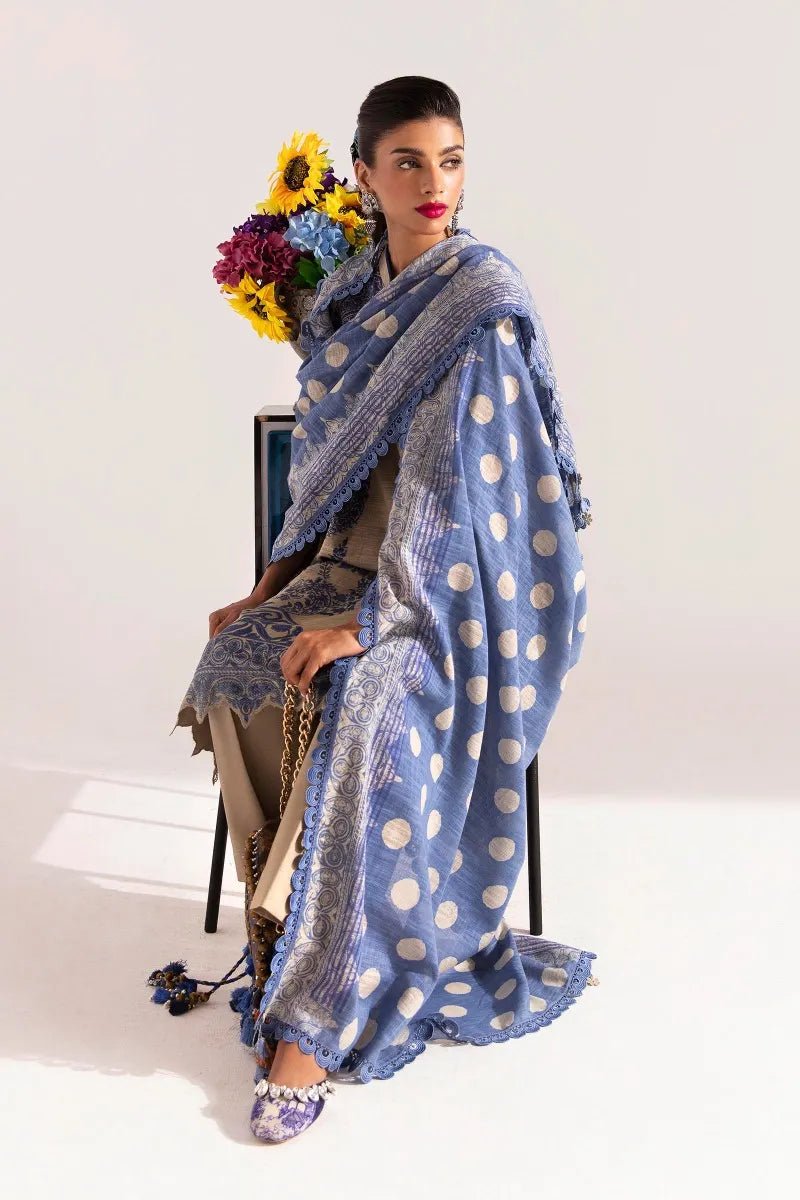 Sana Safinaz Mahay 30B Khaddar 3 Piece Suit SAN296 - Designer dhaage