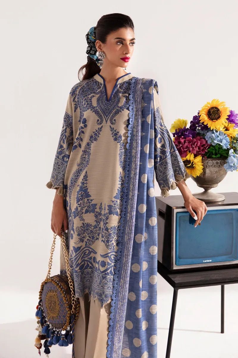 Sana Safinaz Mahay 30B Khaddar 3 Piece Suit SAN296 - Designer dhaage
