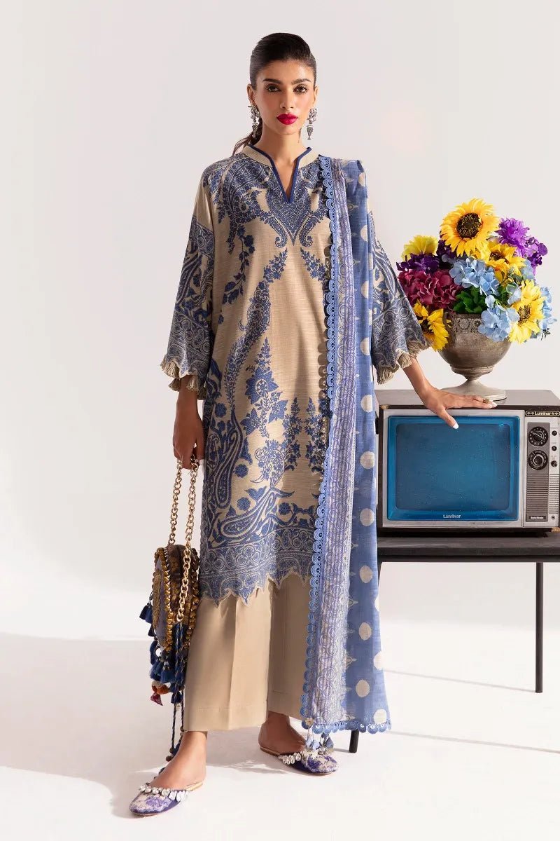 Sana Safinaz Mahay 30B Khaddar 3 Piece Suit SAN296 - Designer dhaage