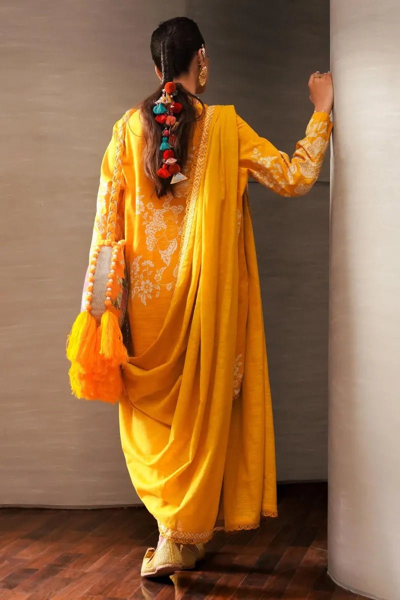 Sana Safinaz Mahay 6B Khaddar 3 Piece Suit SAN287 - Designer dhaage