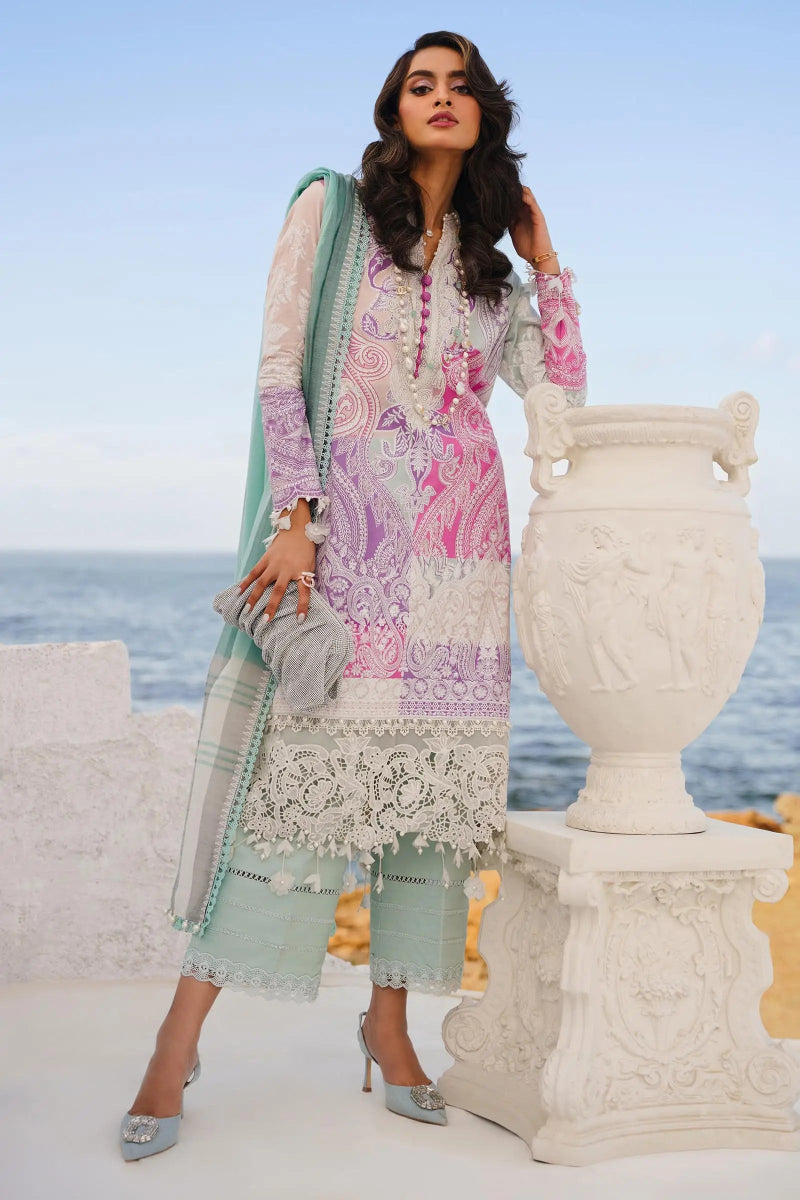 Sana Safinaz Muzlin 15B Pakistani Lawn Suit SAN266 - Designer dhaage