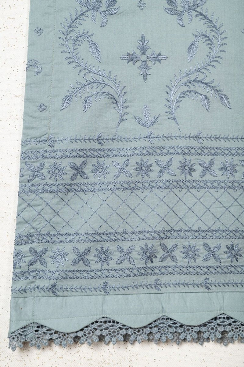 Sapphire Embroidered Cambric 2 Piece Suit SAP115 - Designer dhaage