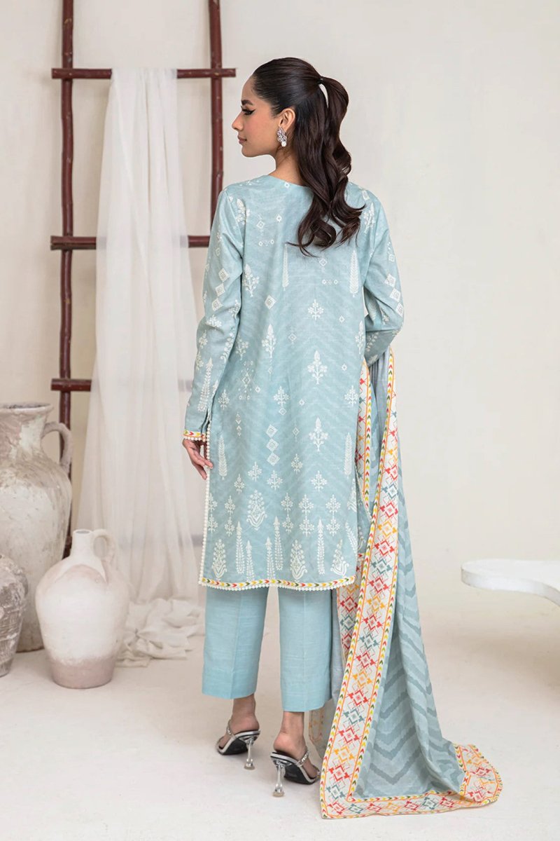 So Kamal Embroidered Khaddar 3 Piece Suit SKA66 - Designer dhaage