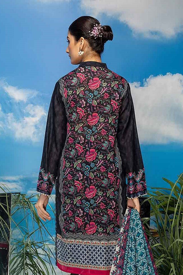 So Kamal Embroidered Lawn 3 Piece Suit SKA58-Designer dhaage