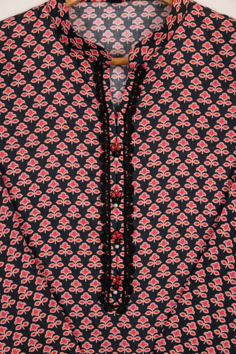 So Kamal Linen 3 Piece Suit SKA67 - Designer dhaage