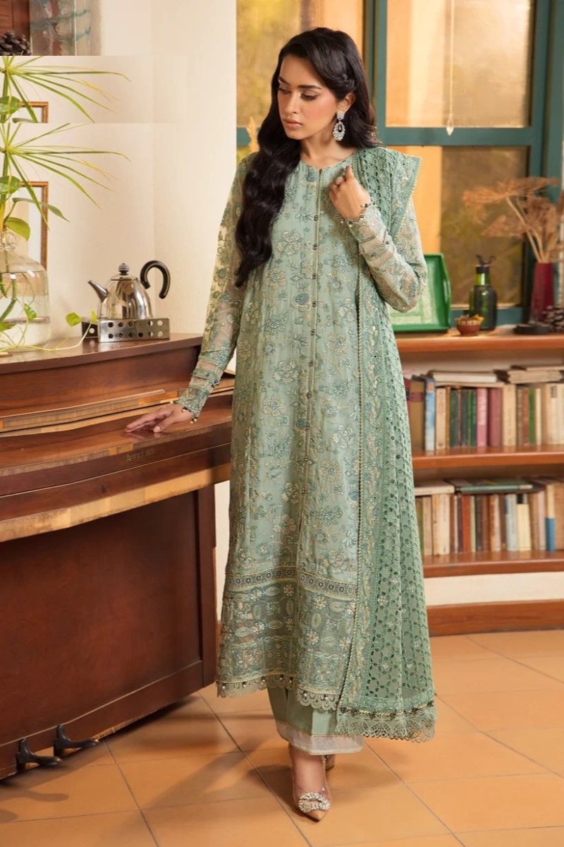Xenia Embroidered Chiffon Pakistani A-Line Dress XEN01 Xenia Embroidered Chiffon Pakistani A-Line Dress XEN01