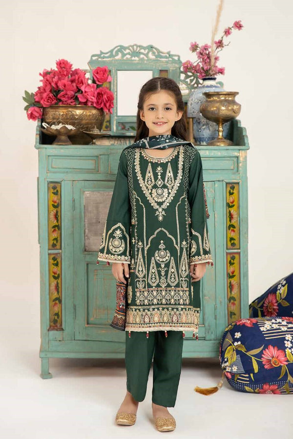 Allys Girls Festive Embroidered Suit ALL95