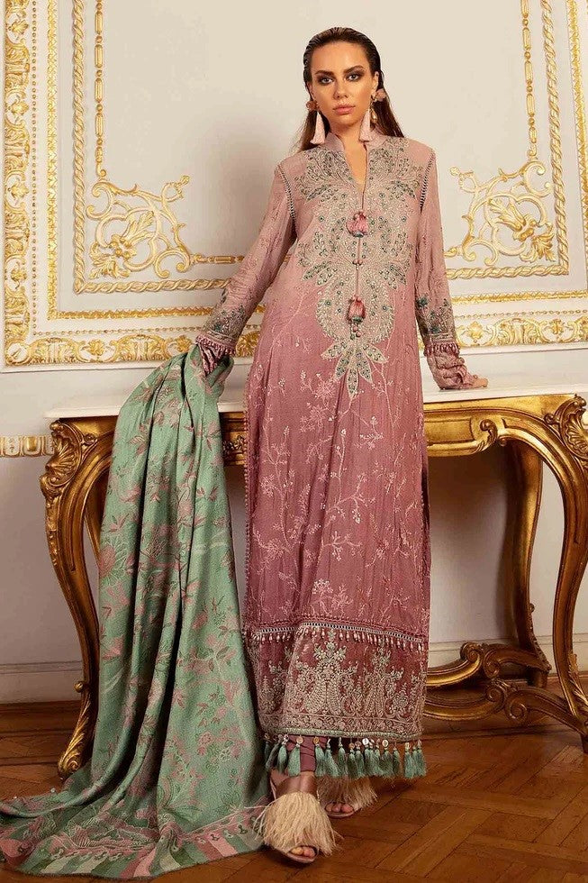 Maria B Linen 3 Piece Suit DL-904