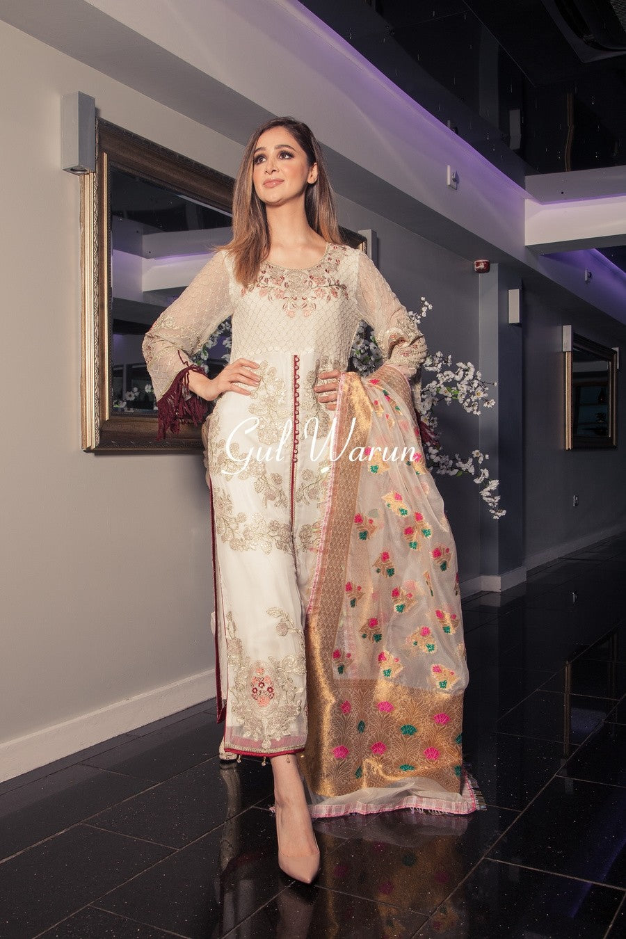 Gul Warun Rayie Luxury Pret-Designer dhaage