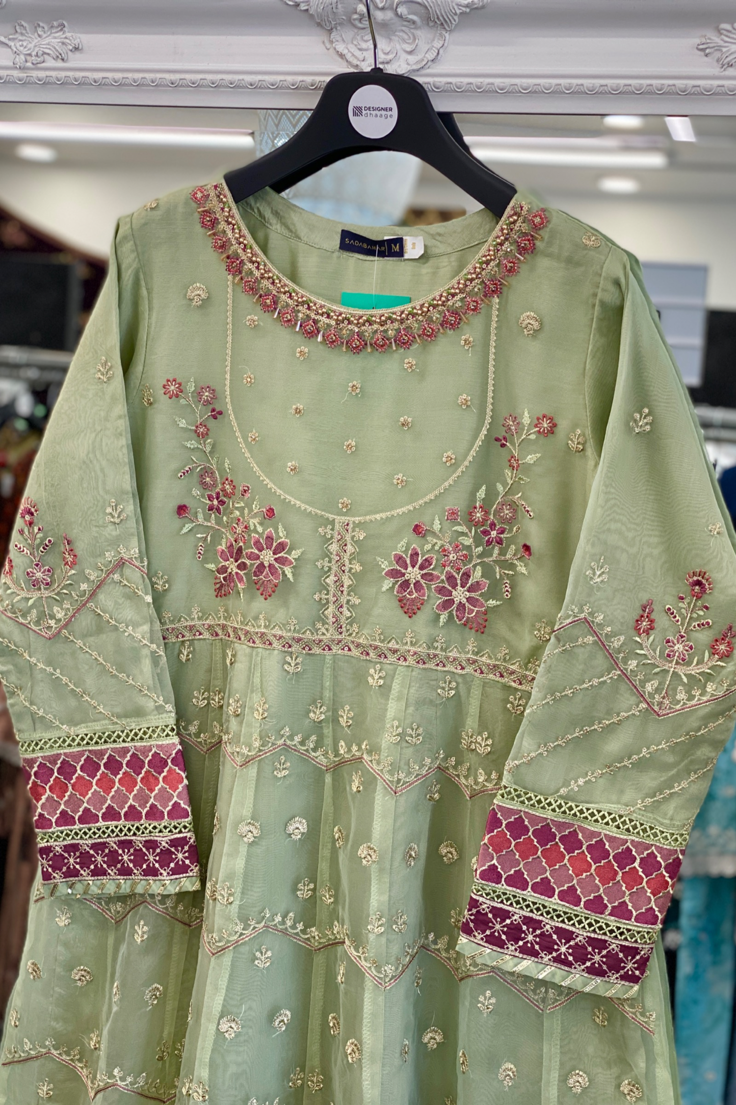 Sada Bahar Organza Formal Dress SBA06