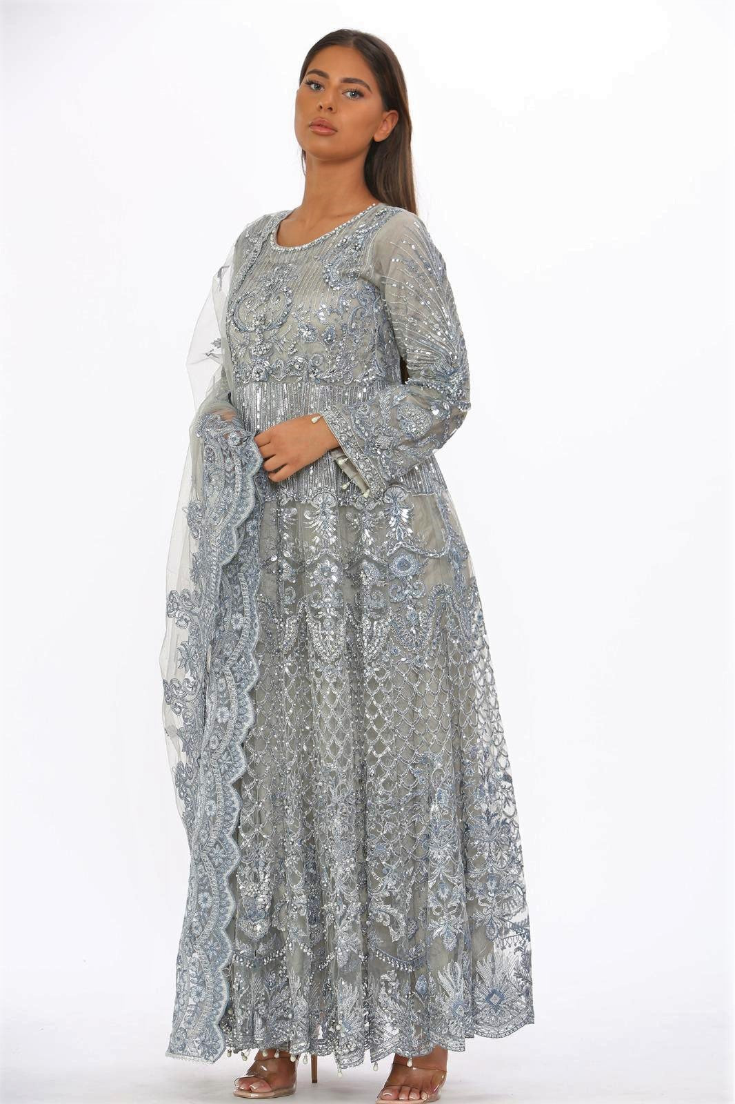 Simrans Embellished Maxi Dress SIM69