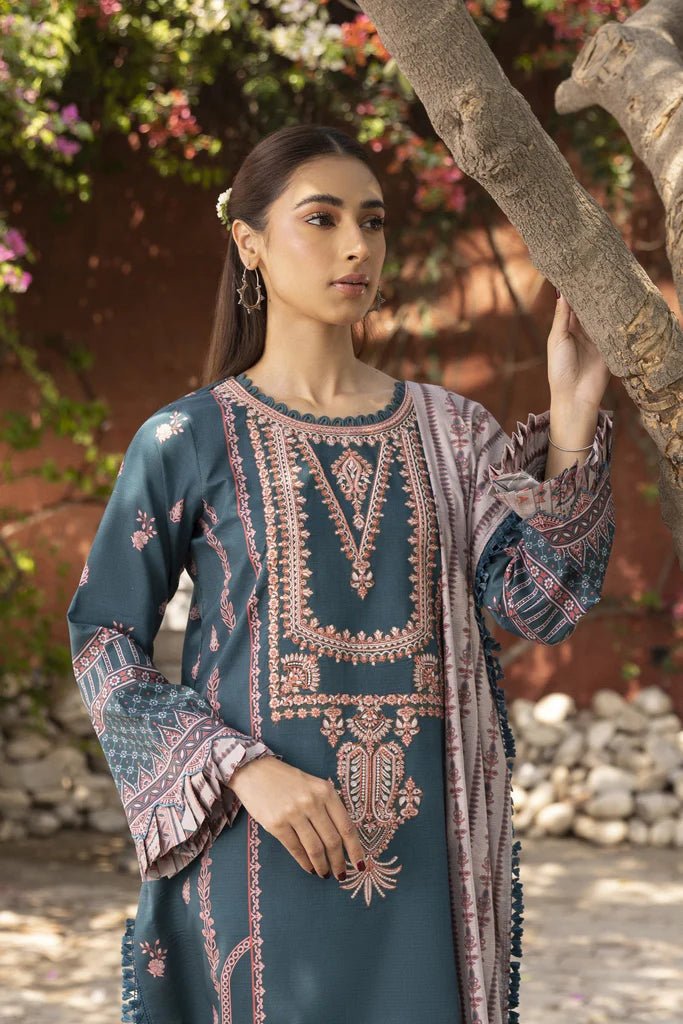 Aabyaan Prints Lawn Suit Cyra AAB02-Designer dhaage