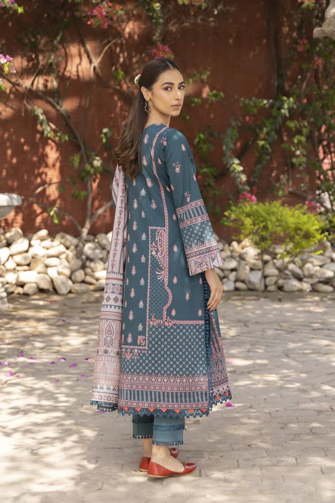 Aabyaan Prints Lawn Suit Cyra AAB02-Designer dhaage