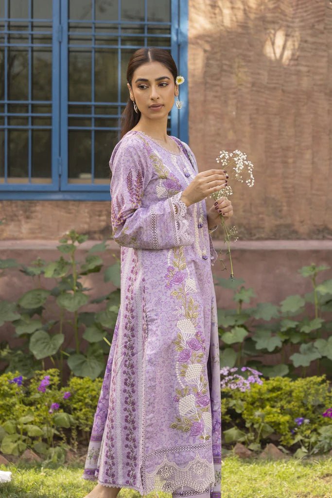 Aabyaan Prints Lawn Suit Zora AAB05-Designer dhaage