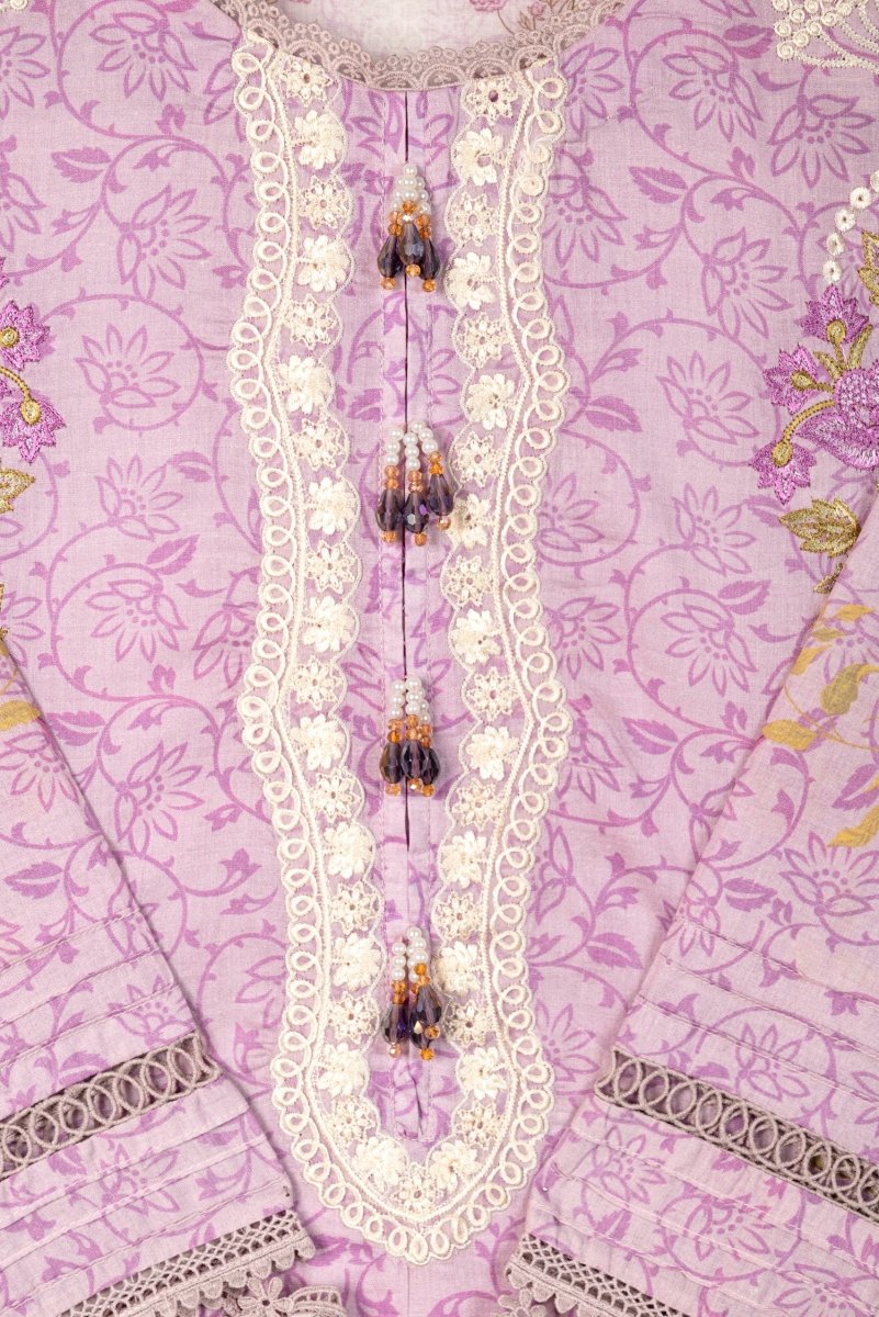Aabyaan Prints Lawn Suit Zora AAB05-Designer dhaage