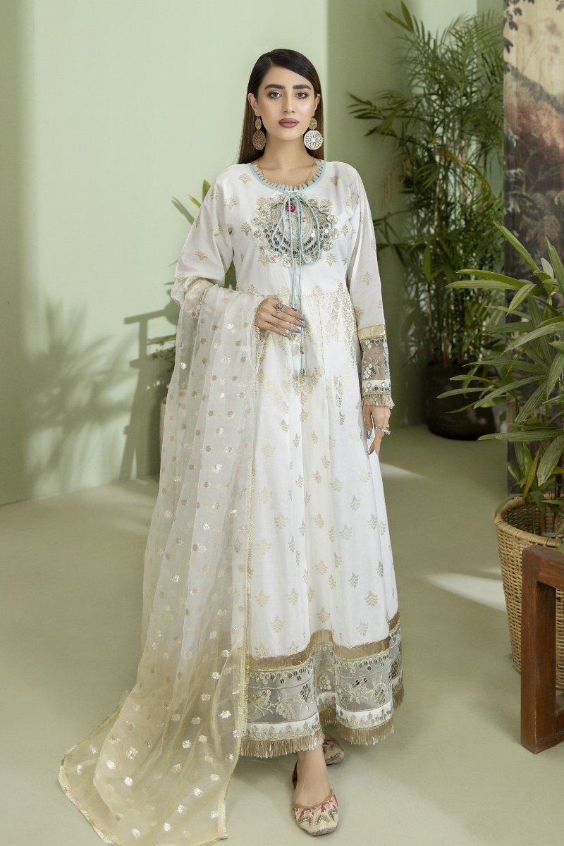 Allys Festive Embroidered Maxi Dress ALL107