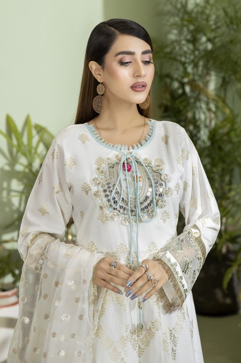 Allys Festive Embroidered Maxi Dress ALL107