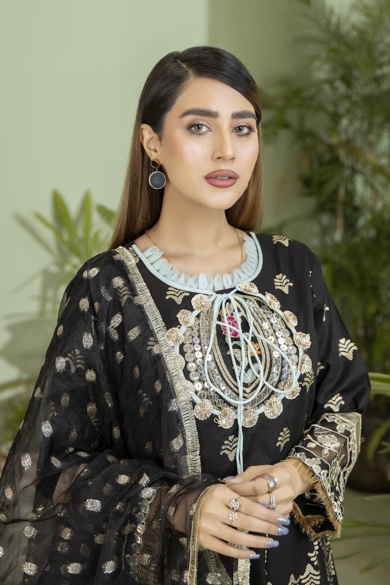 Allys Festive Embroidered Maxi Dress ALL110