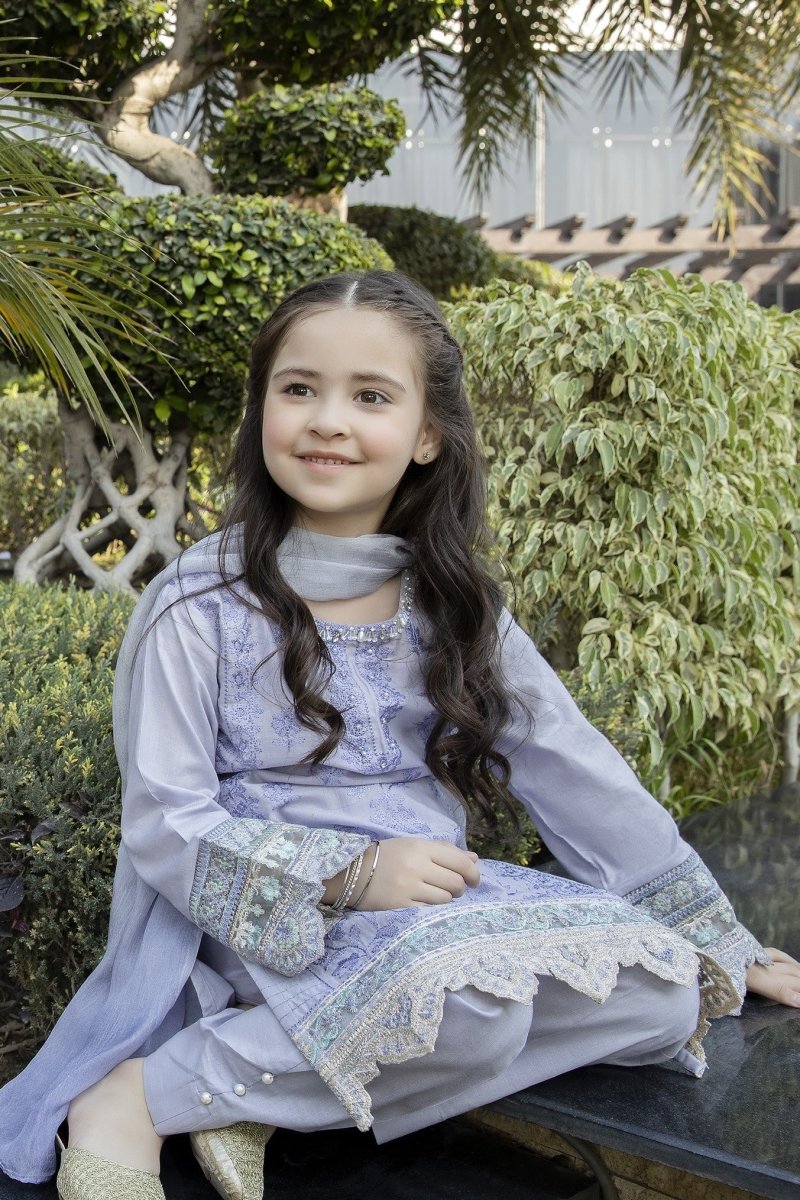 Allys Girls Festive Embroidered Suit ALL113