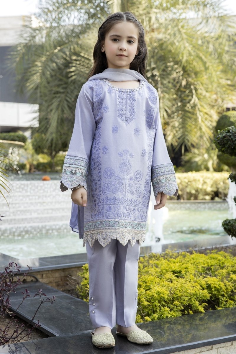 Allys Girls Festive Embroidered Suit ALL113