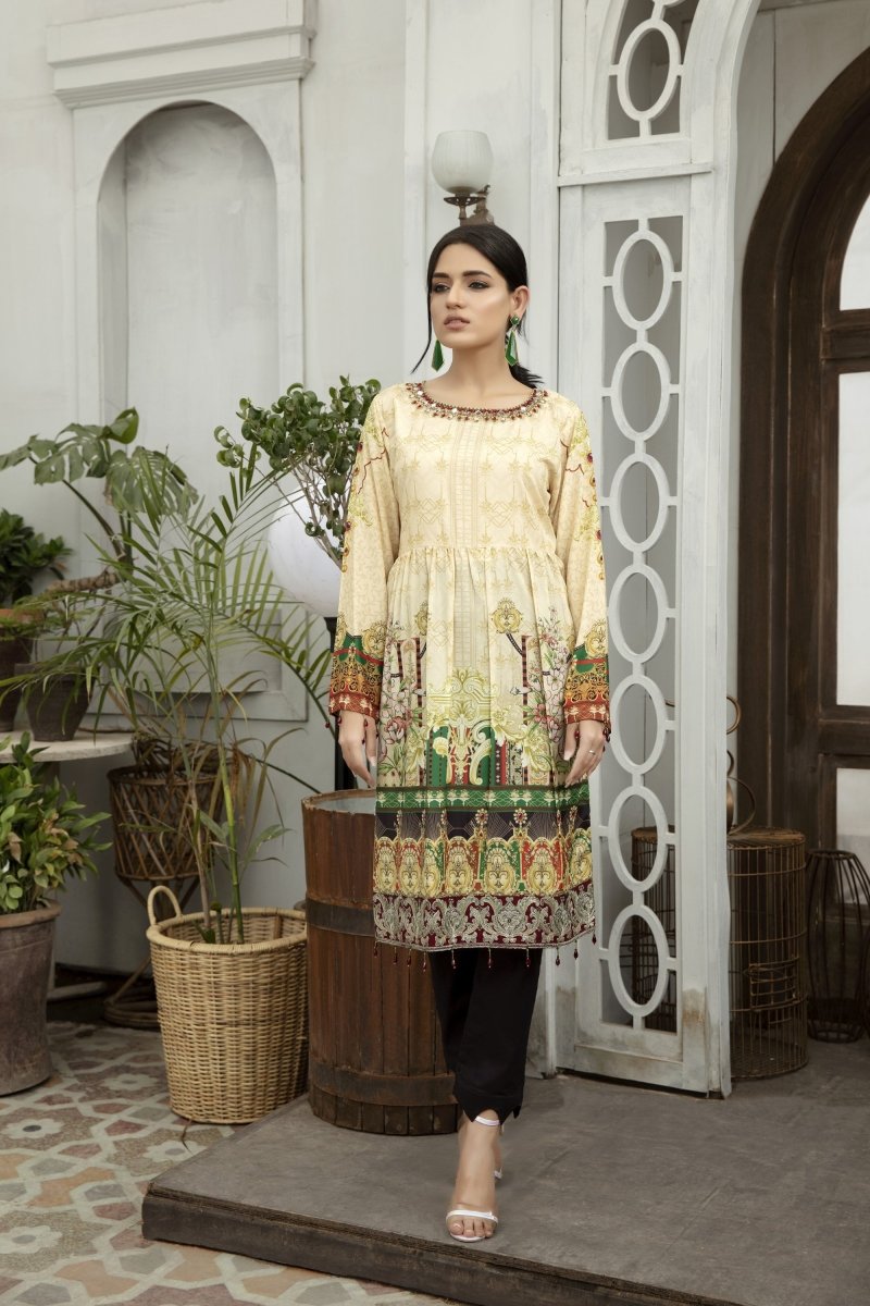 Allys Grip Silk Kurta ALL53