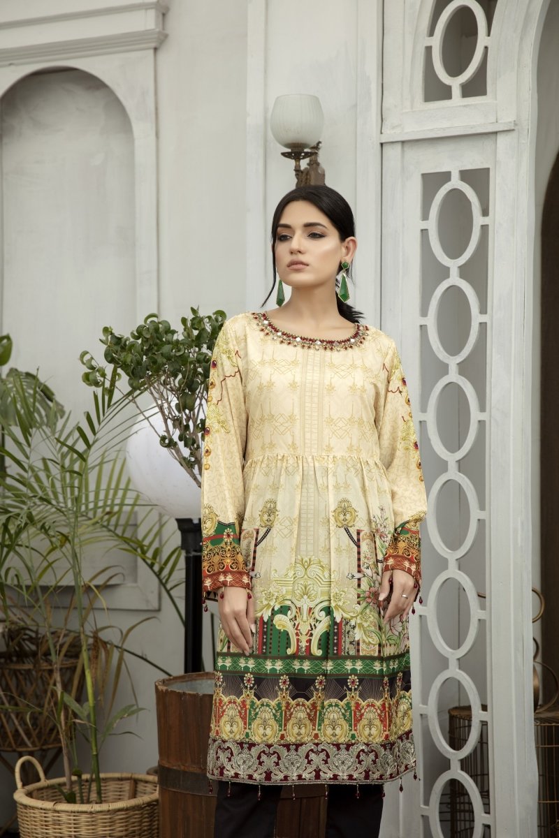 Allys Grip Silk Kurta ALL53