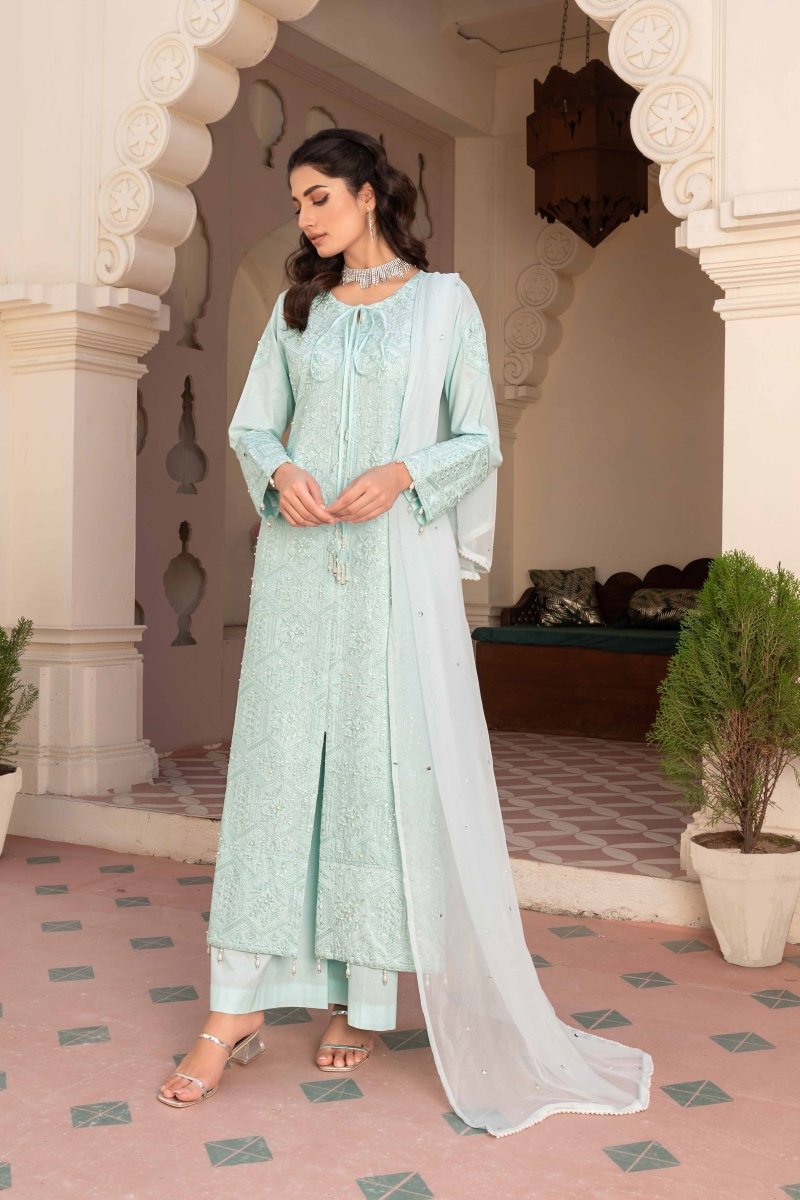 Allys Luxury Festive Embroidered Suit ALL118