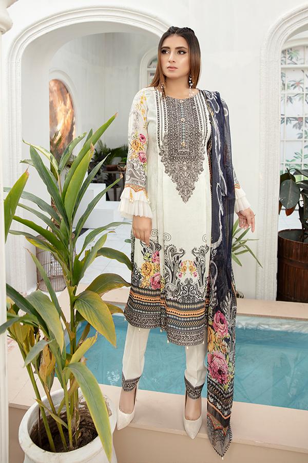 Allys Mushk Luxury Lawn ALL45